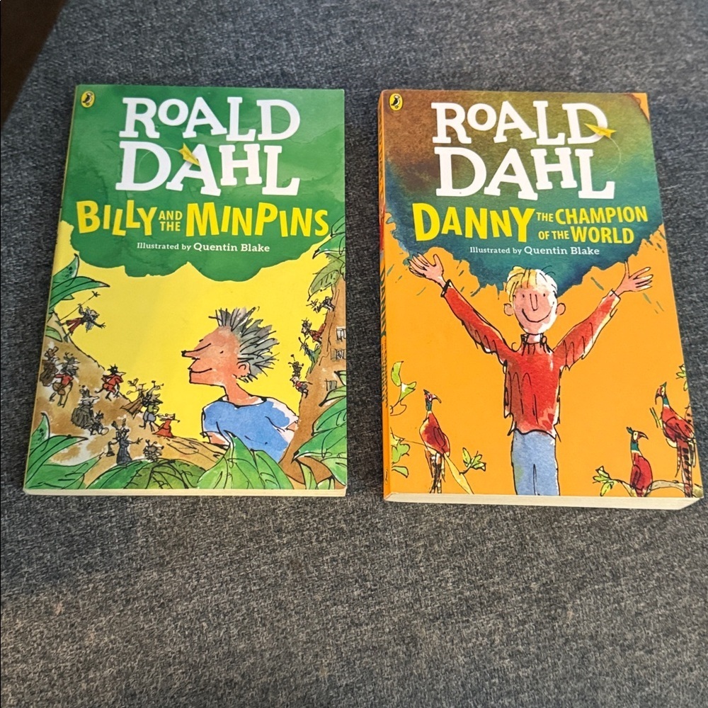 Roald Dahl Book Set - Billy and the Minpins & Danny the Champion of the World